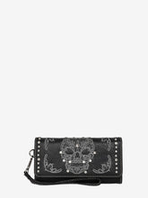 Montana West Embroidered Sugar Skull Wallet - Montana West World